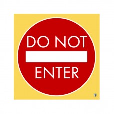 HealthShield™ - Sticker Decal: "Do Not Enter"