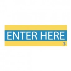 HealthShield™ - Sticker Decal: "Enter Here"