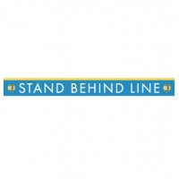 HealthShield™ - Sticker Decal: "Stand Behind Line"