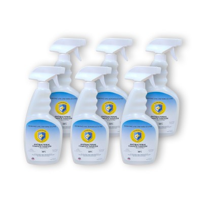 HealthShield™ - Sanitizer Spray Bottle 32oz. (6 Pack)